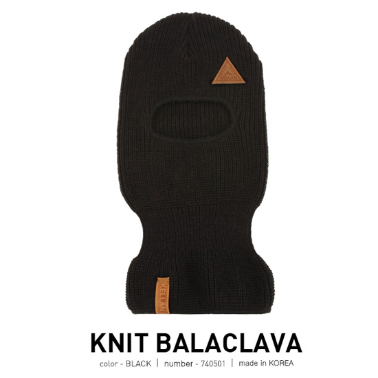 [KELLAN] KNIT BALACLAVA（目出し帽） - 7405